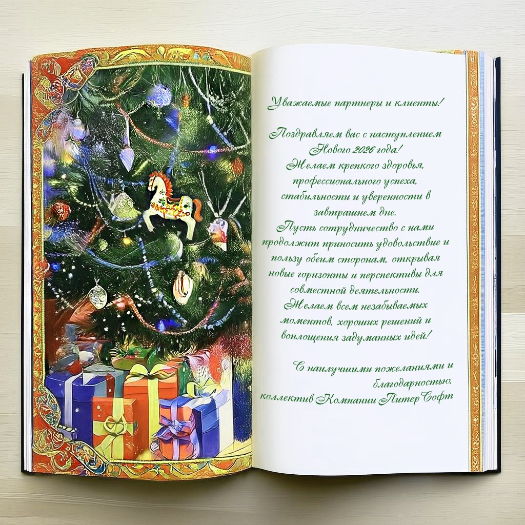 ПитерСофт поздравляет с Новым годом!